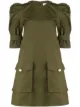 Image 1 of Alexander McQueen military style mini dress