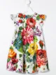 الصورة 2 من Dolce & Gabbana Kids فستان حفلة بطبعة زهور