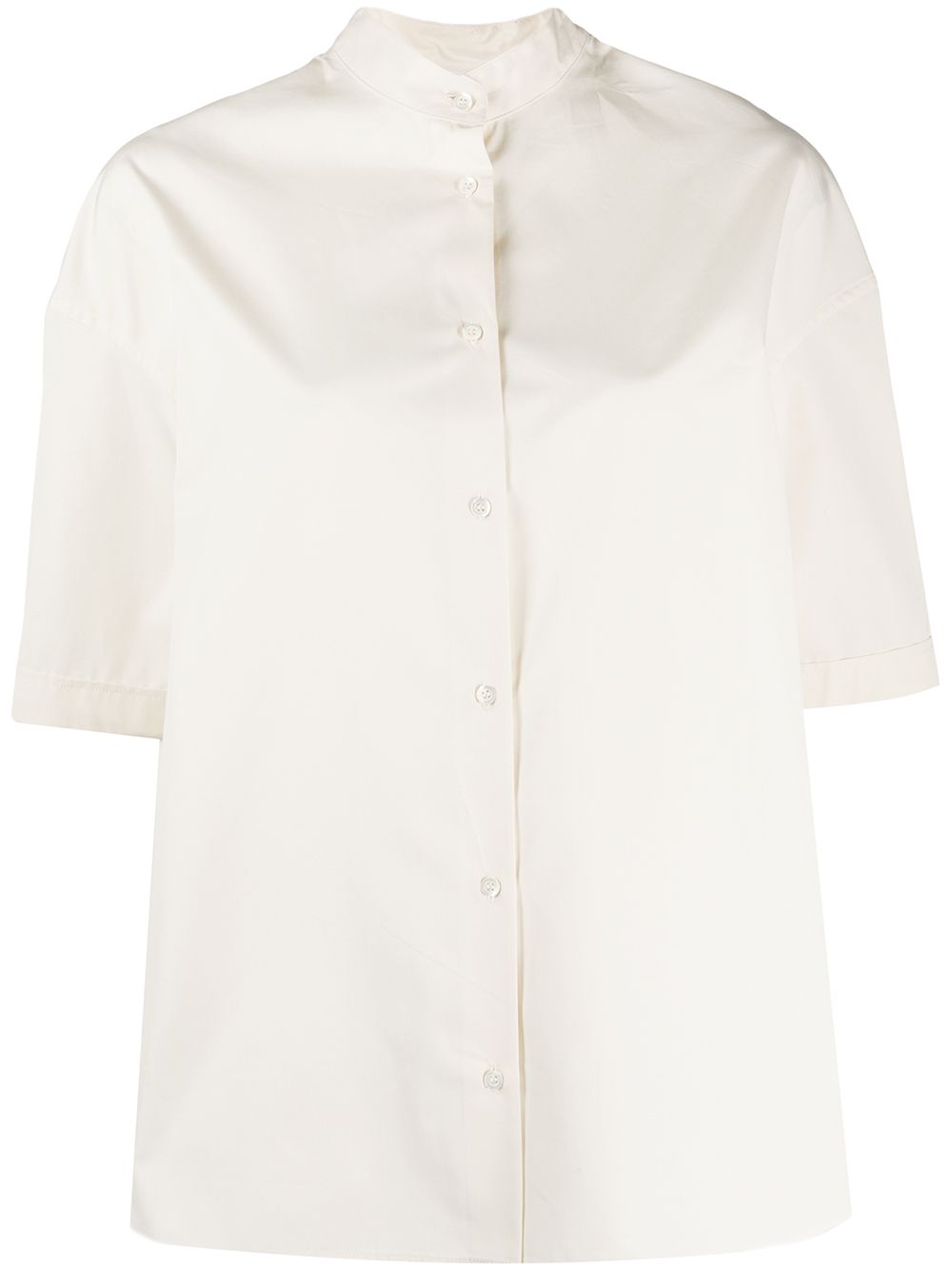 ASPESI OVERSIZED MANDARIN COLLAR SHIRT