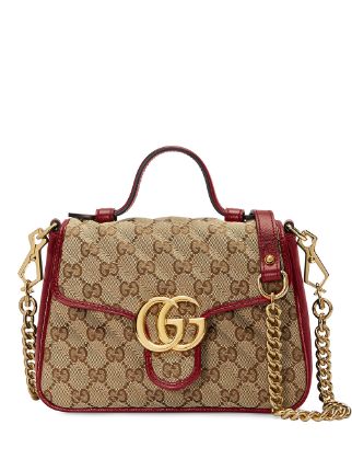 Gucci Small GG Leather Tote Bag - Farfetch