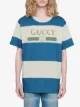 Gucci logo striped T-shirt