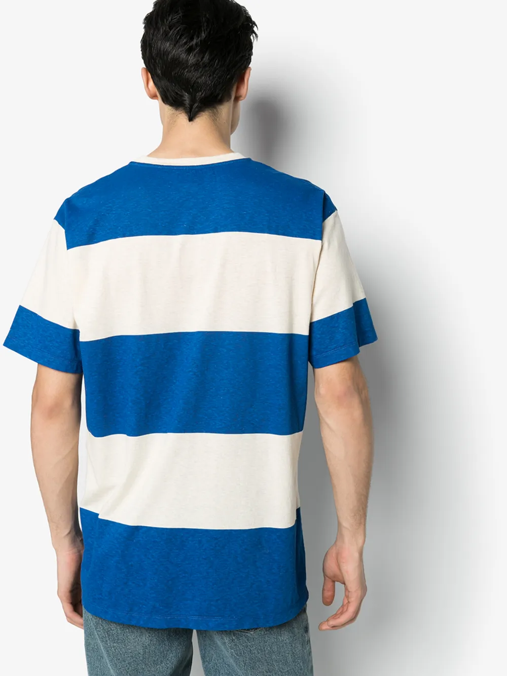 GUCCI FAKE LOGO STRIPE T-SHIRT,604176XJB6V14906251