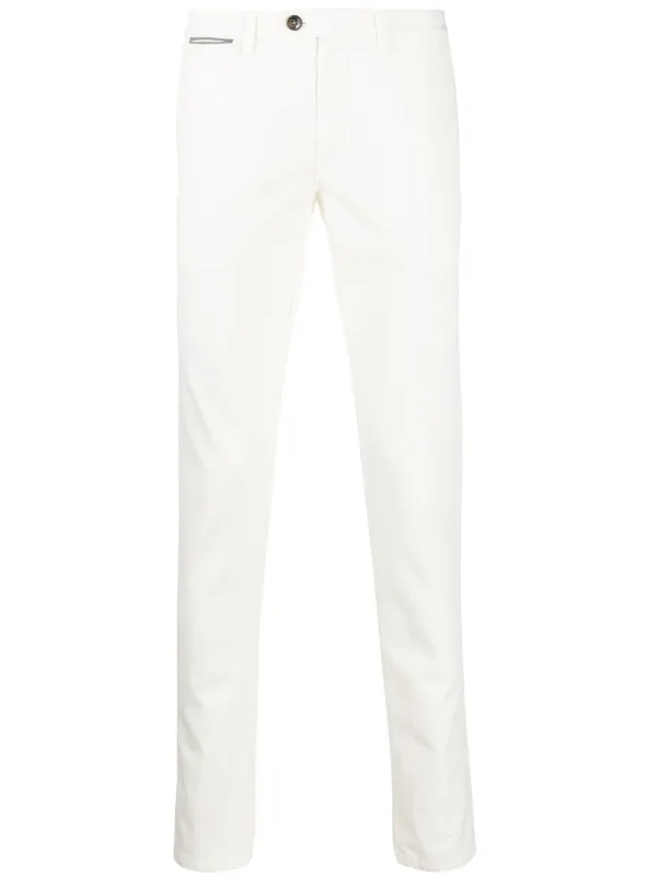 white skinny slacks