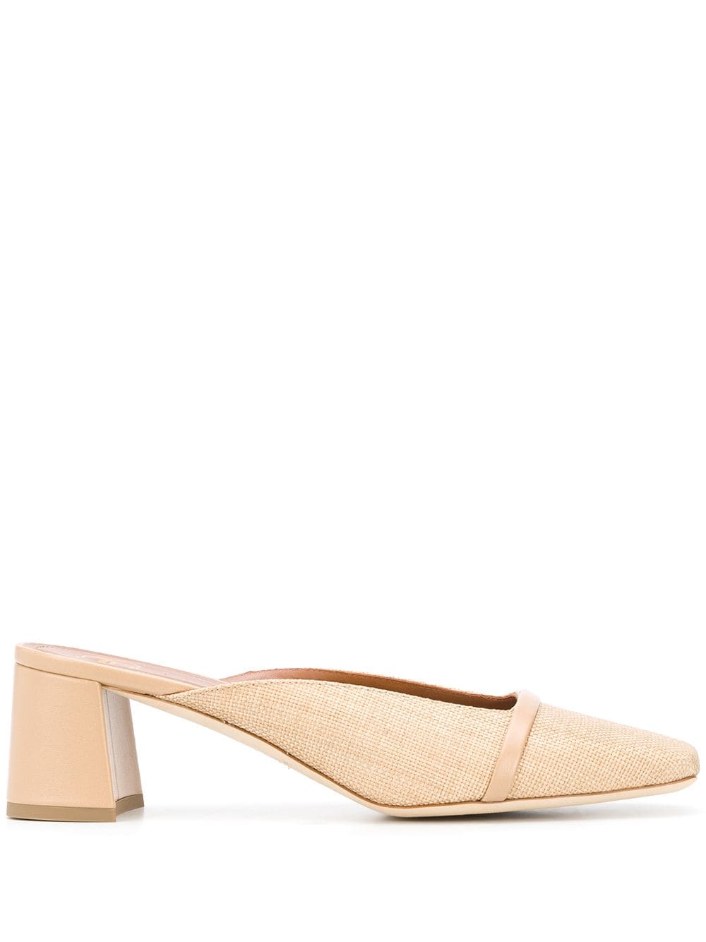 Malone Souliers Carmen Chunky-heel Mules In Neutrals