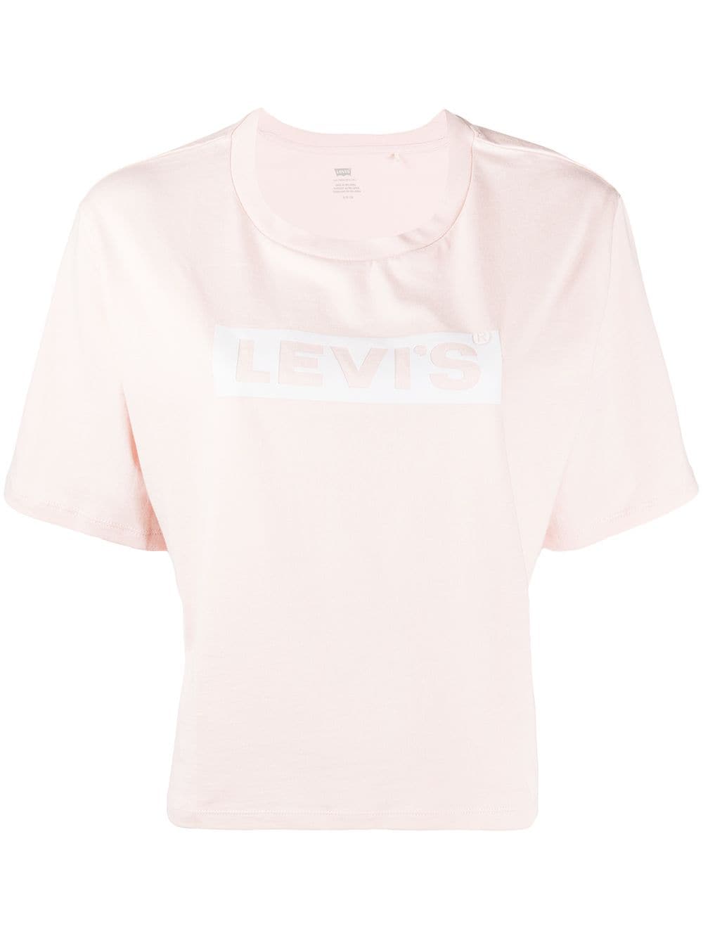 Levi's Logo印花t恤 In Pink