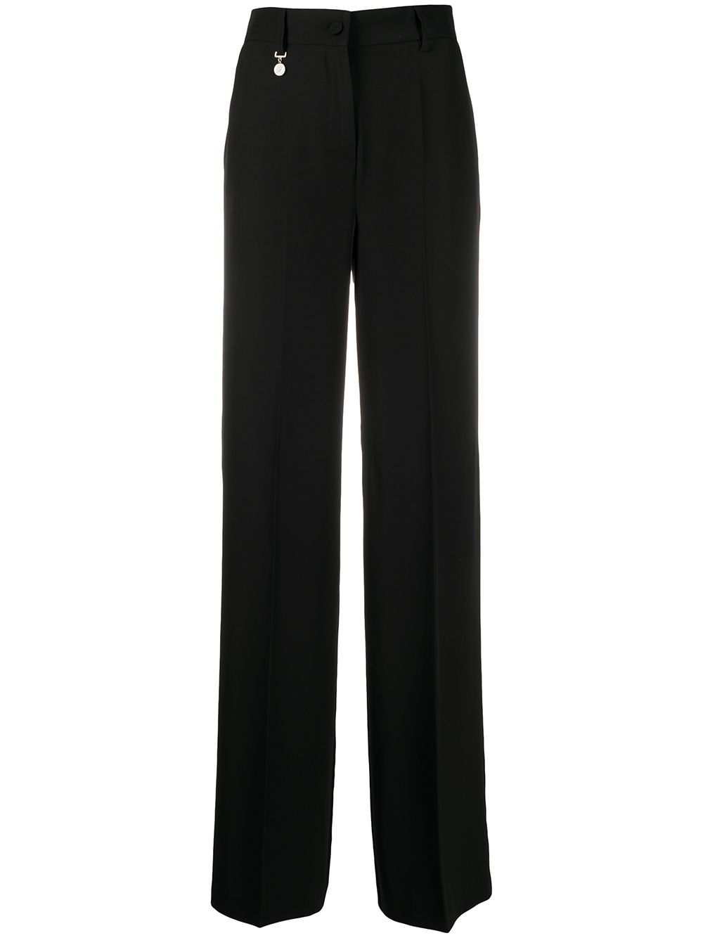 Blumarine Wide-leg Trousers In Black