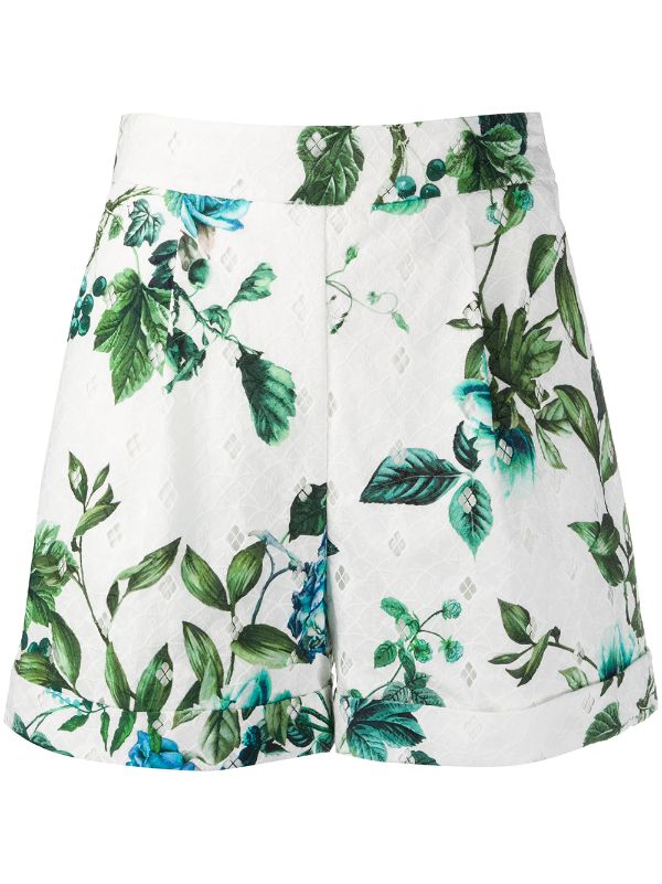 floral print shorts