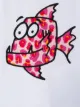 Stella McCartney Kids T-Shirt mit Fisch-Print
