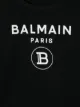 Balmain Kids logo-print cut out top