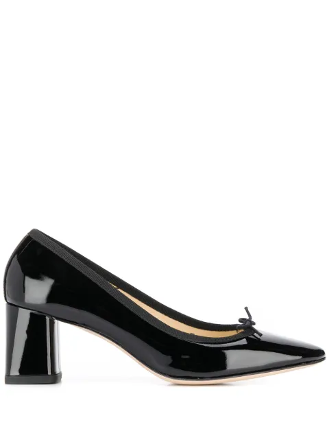 repetto farah block heel pumps