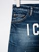 Dsquared2 Kids شورت جينز بشعار ICON
