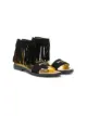 الصورة 2 من Balmain Kids صندل بطبعة شعار الماركة وشراشيب