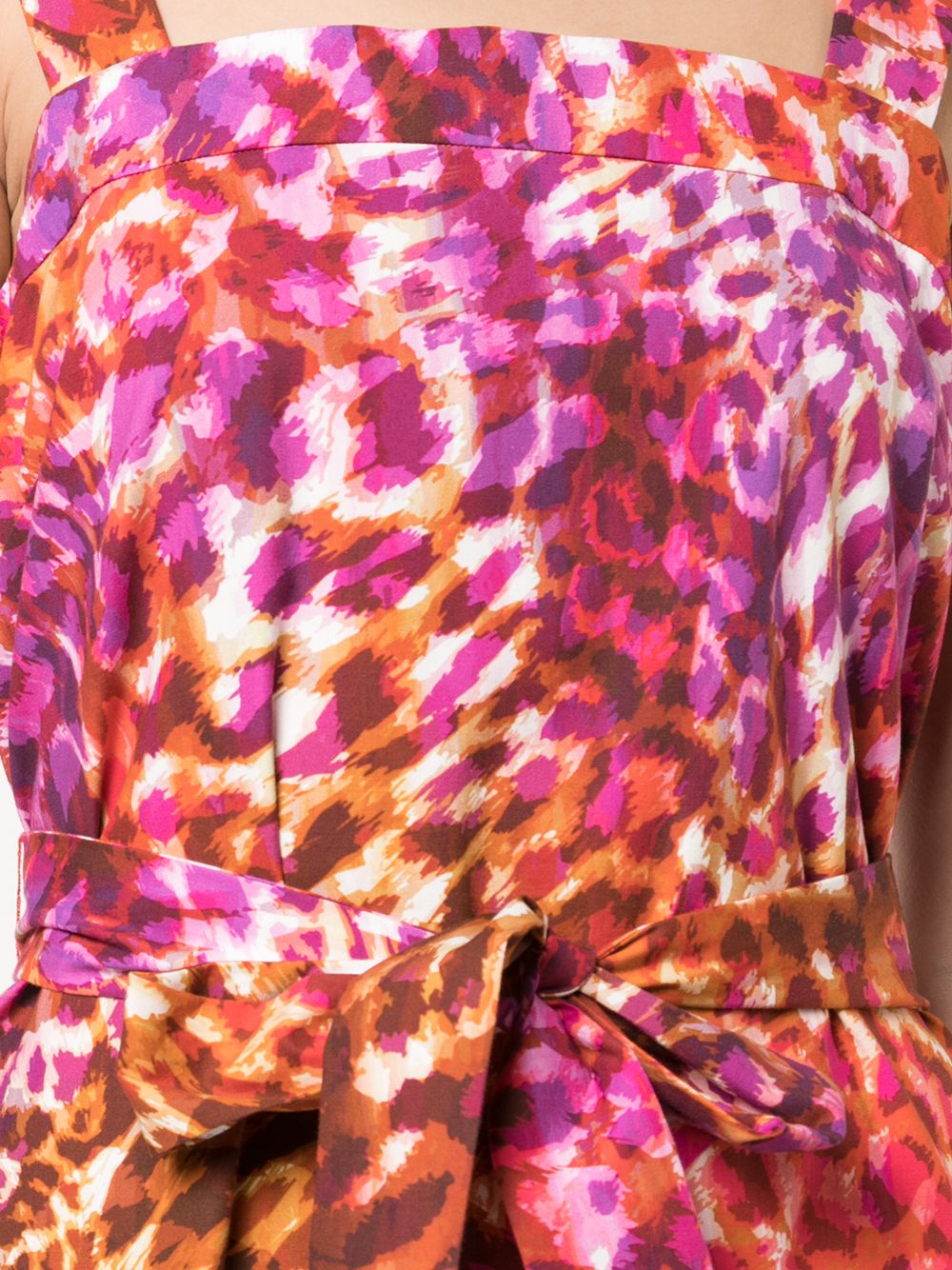 фото Natori платье с леопардовым принтом и завязками