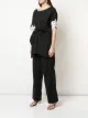 Natori بلوزة برباط خصر وأساور دانتيل