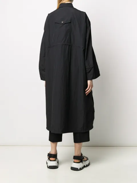 HENRIK VIBSKOV SINGLE-BREASTED DRAWSTRING WAIST COAT