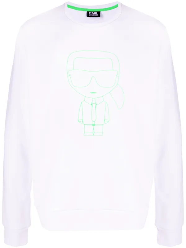 karl lagerfeld white sweatshirt