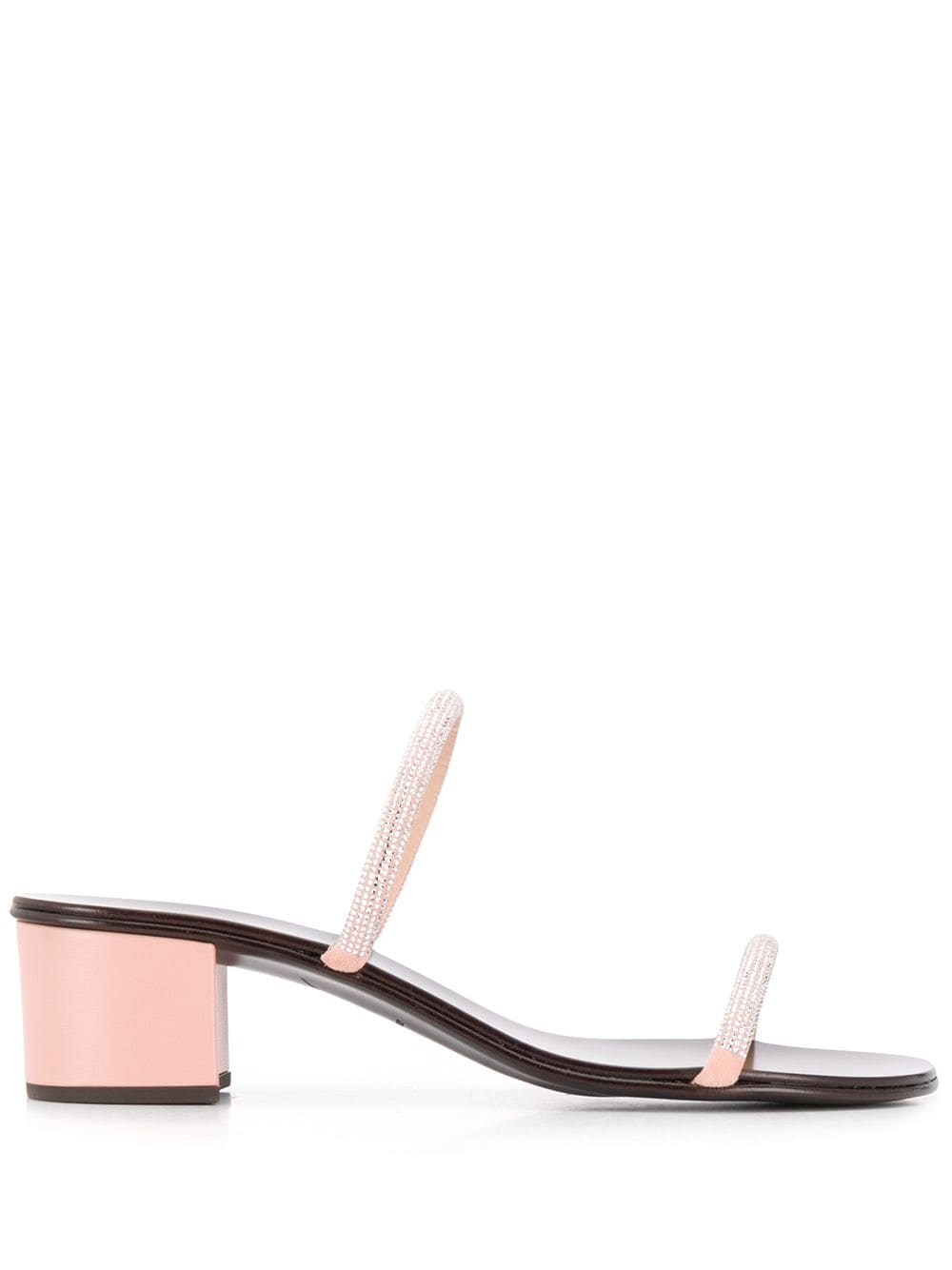 Shop Giuseppe Zanotti Embellished-strap Sandals In Pink