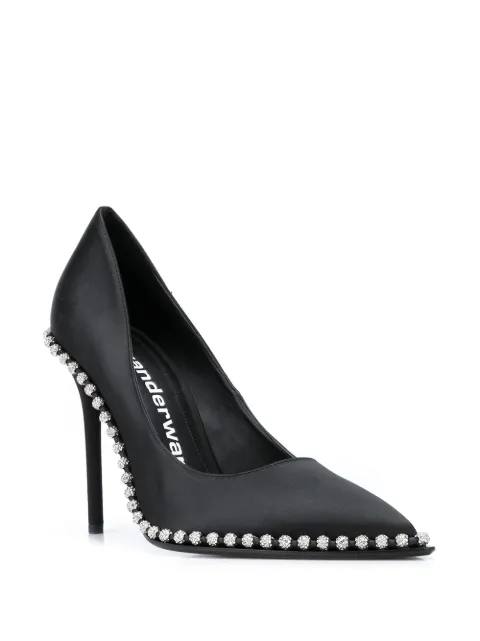 alexander wang rie studded pumps