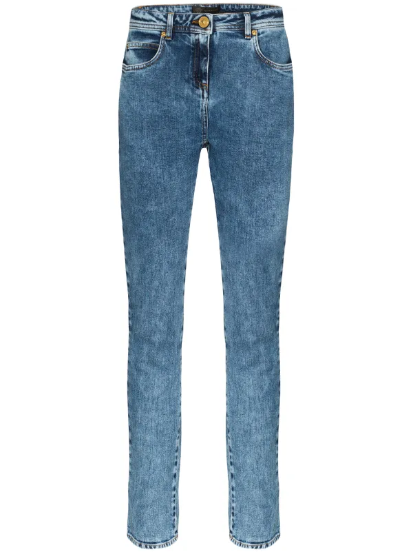 skinny washed jeans