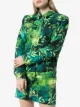 Versace Palm print denim jacket