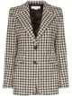 Image 1 of Victoria Beckham houndstooth print blazer