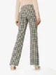 Victoria Beckham houndstooth slim leg trousers