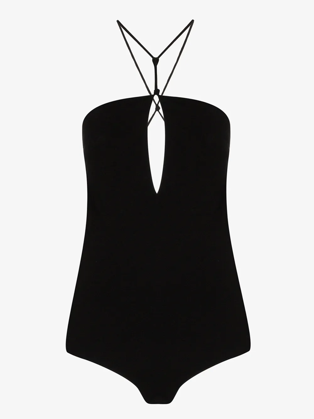 BOTTEGA VENETA HALTERNECK CUTOUT BODYSUIT,616946VKSE014910518