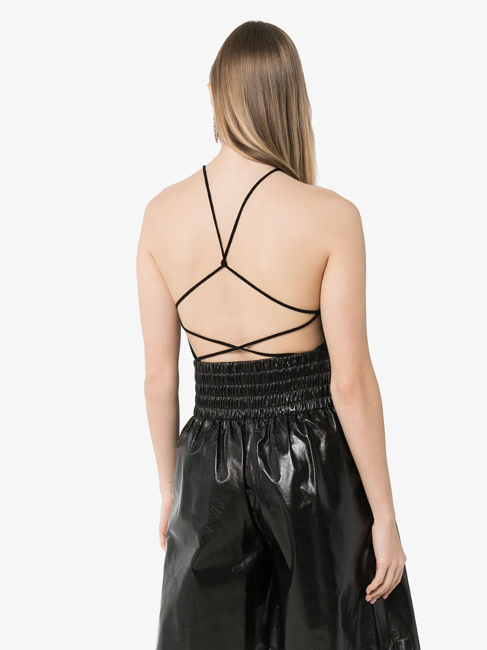BOTTEGA VENETA HALTERNECK CUTOUT BODYSUIT,616946VKSE014910518