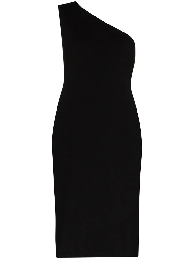 BOTTEGA VENETA ONE-SHOULDER MIDI DRESS