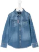 الصورة 1 من Dsquared2 Kids قميص جينز بجيب صدر
