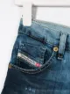 Diesel Kids شورت جينز بتأثير ممزق وباهت