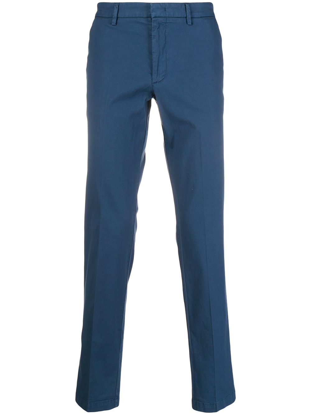 Hugo Boss Straight Leg Trousers In Blue