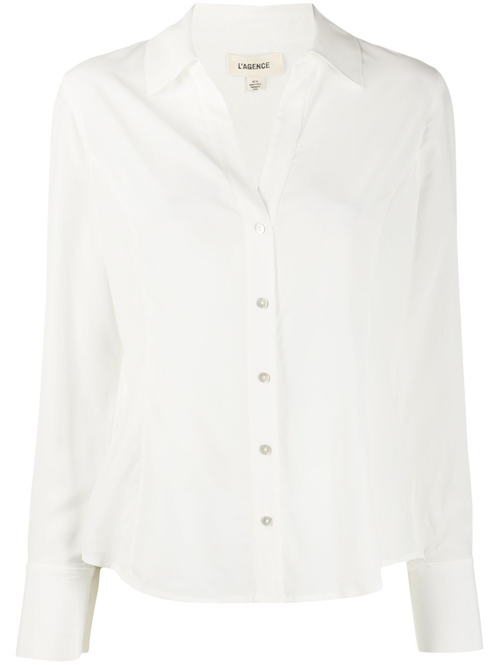 L Agence 'priscilla' Hemd In White