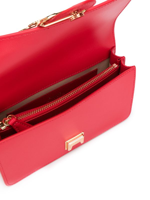 pinko mini love bag red