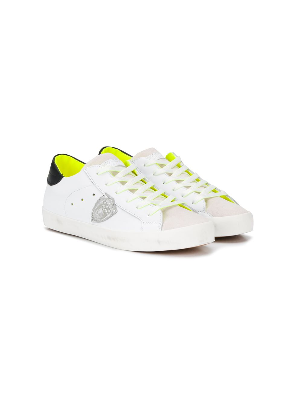 фото Philippe model kids teen logo patch sneakers