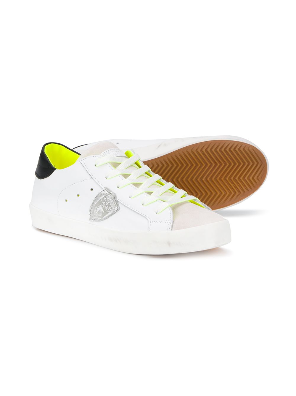 фото Philippe model kids teen logo patch sneakers