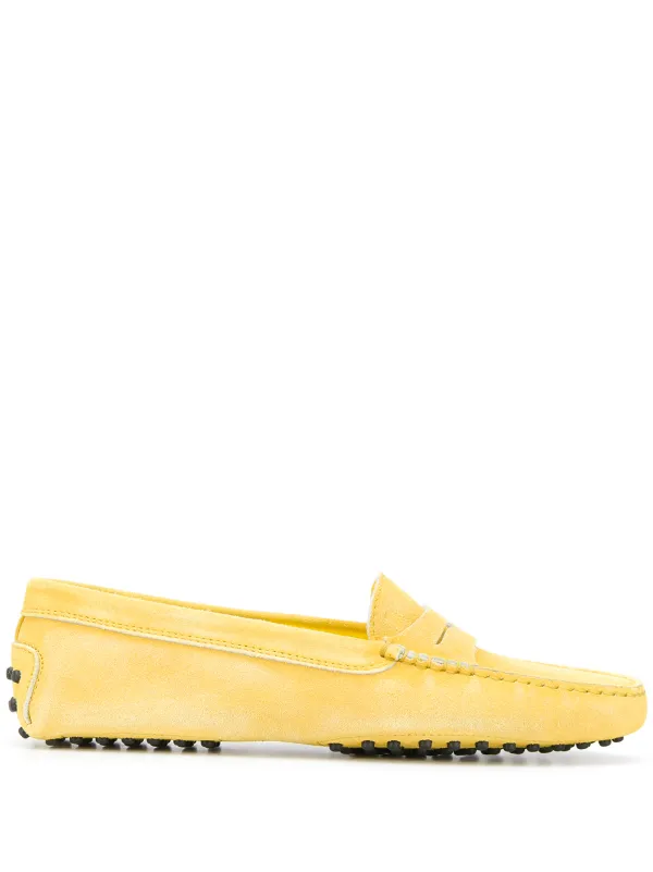 tod's gommino suede driving shoes