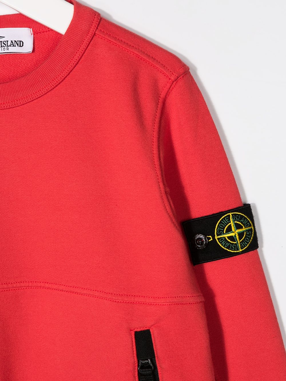 фото Stone island junior толстовка с нашивкой-логотипом