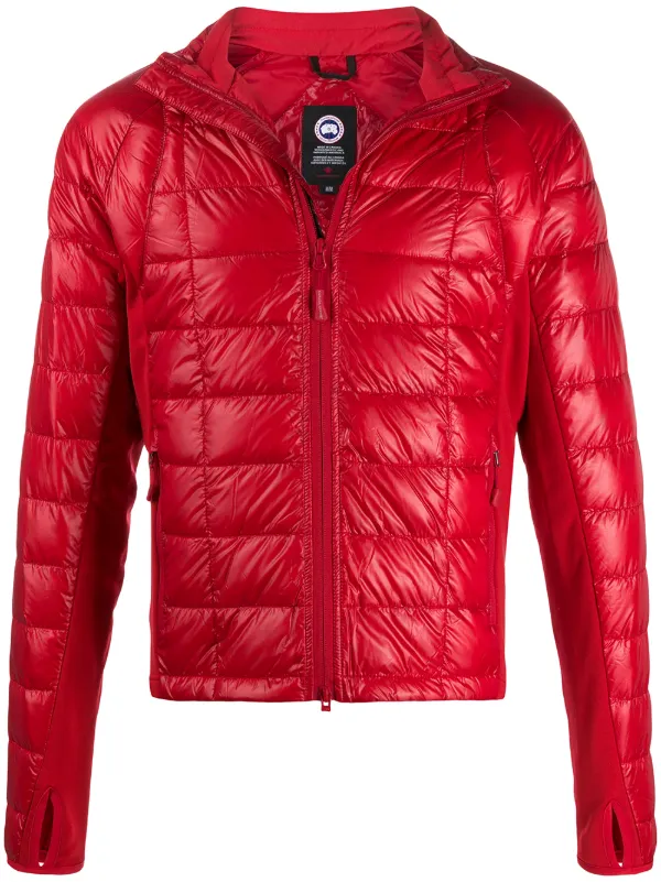 patent puffer jacket