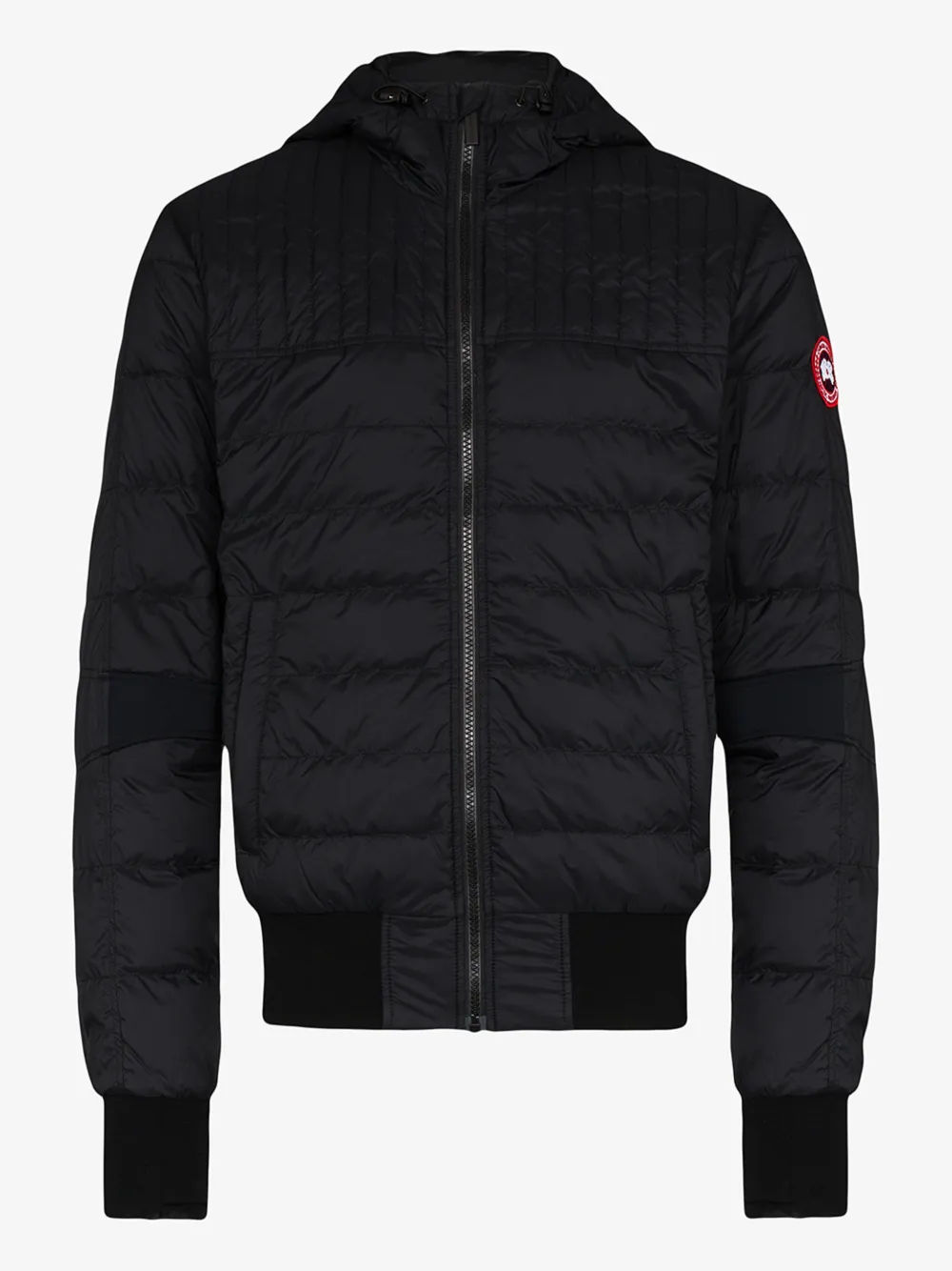 Canada Goose Long Sleeve Fitted Puffer Jacket In Black | ModeSens