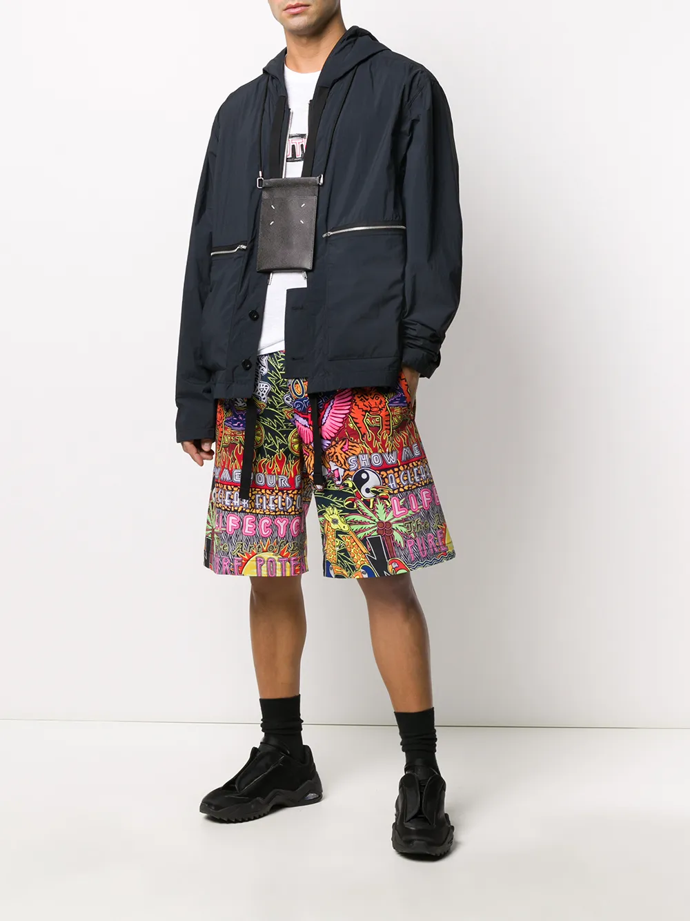 Neil Barrett all-over printed shorts | Deck Shorts | Image 2