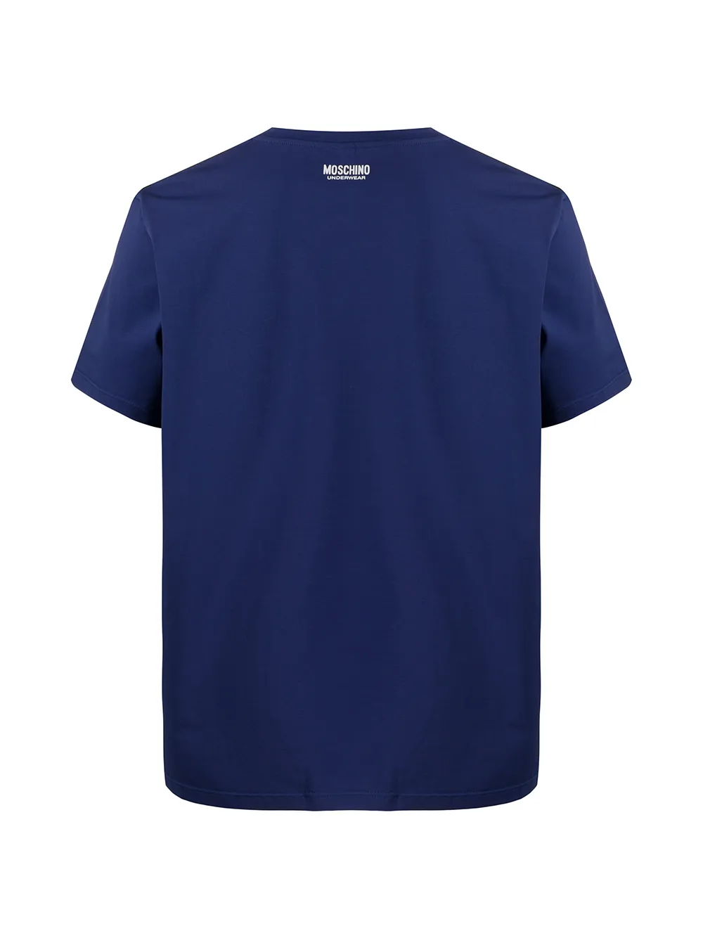 Moschino T-shirt met logoprint - Blauw