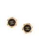 Image 1 of Chanel Pre-Owned 1996 twisted edges CC earrings