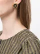 Image 2 of Chanel Pre-Owned 1996 twisted edges CC earrings