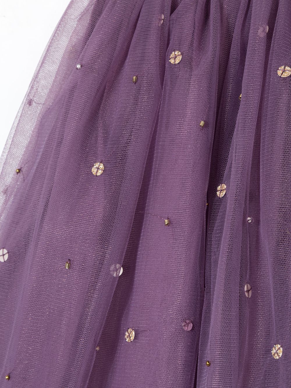 Shop Velveteen Jemima Embellished Tutu Skirt In Purple