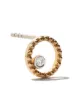 AS29 18kt yellow gold Mye round beading diamond earrings