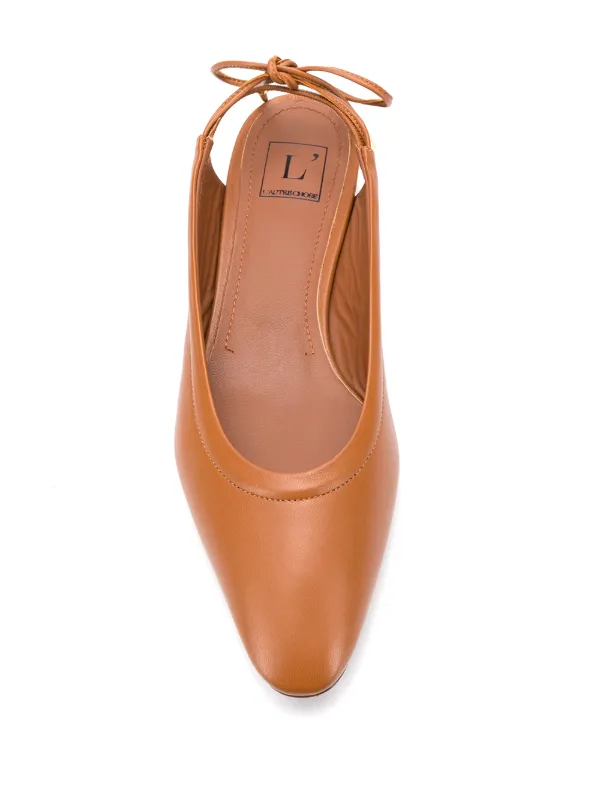 backless ballet flats