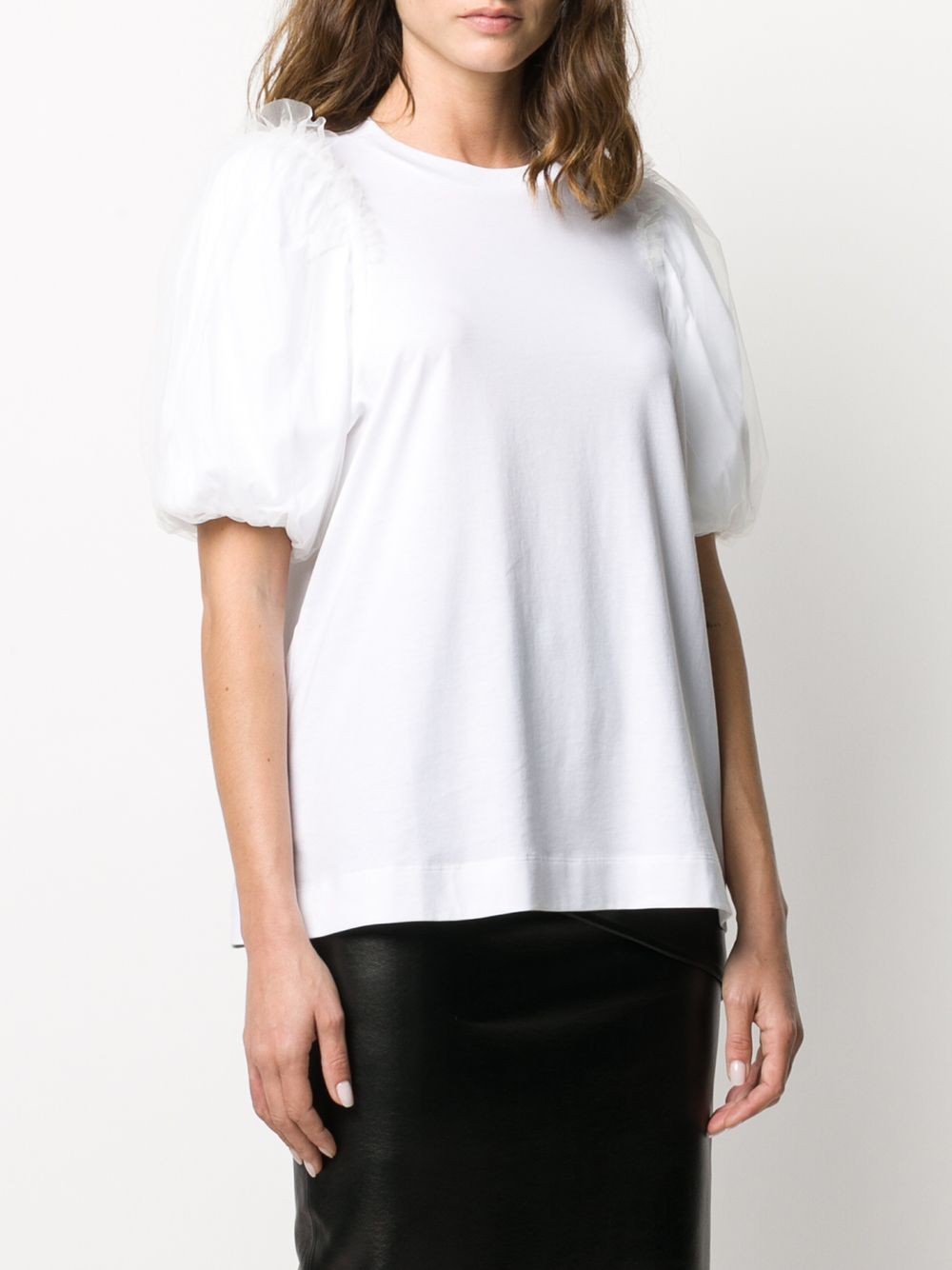 фото Simone rocha tulle puff sleeve t-shirt