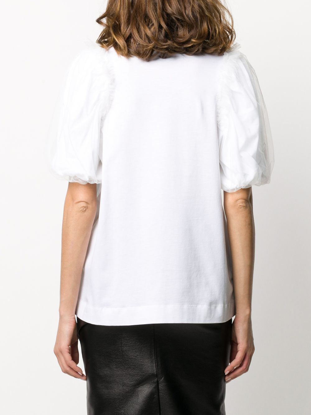 фото Simone rocha tulle puff sleeve t-shirt