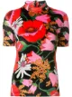 Image 1 of Richard Quinn stretch fit floral print top
